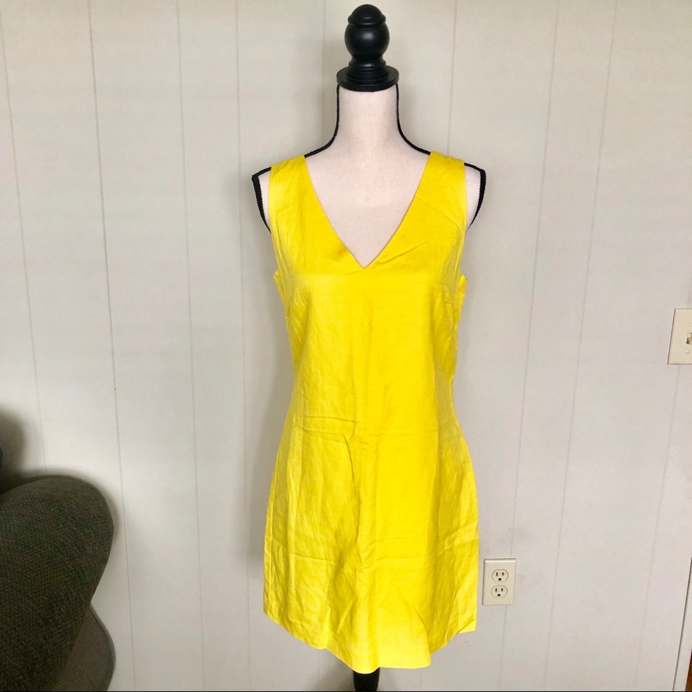 Banana Republic yellow dress size 6